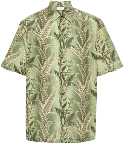 Etro Men's Floral-Print Cotton Shirt