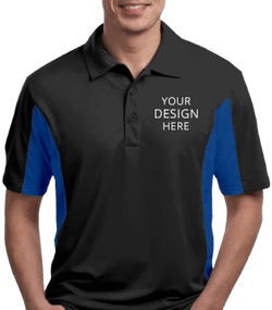 Tek Men's Side Blocked Micropique Polo Shirt