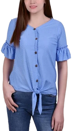 NY Collection_DSFabricsCES Bell Sleeve Top