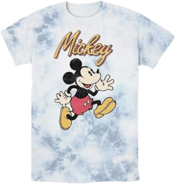 Heruniverse Disney Mickey Mouse Vintage Tie-Dye T-Shirt