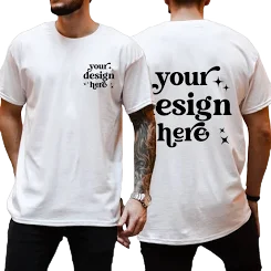 Zazzle Men's Front and Back Personalized T-Shirt