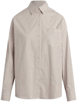 Favorite Daughter Women's The Beau Stripe Cotton Poplin Shirt