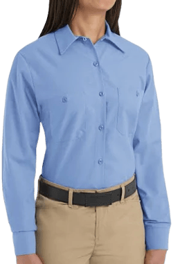 Red Kap Men's Industrial Long Sleeve Work Shirt