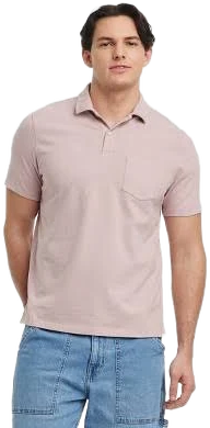Goodfellow & Co Men's Vintage Cotton Polo Shirt