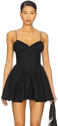 GOOD AMERICAN Women's Poplin Mini Dress