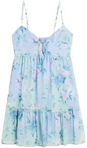 Hollister Women's Babydoll Floral Mini Dress