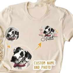 Custom Dog Portrait T-Shirt
