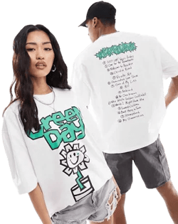 ASOS Oversized Green Day Album T-Shirt