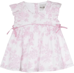 Rare Editions Baby Girls Toile Printed Dress