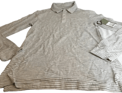 Goodfellow & Co Striped Long Sleeve Shirt Sm Soft Button Pocket