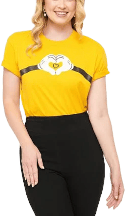 Unique Vintage Unisex Mickey Mouse Heart Graphic Tee