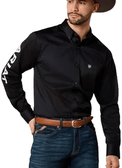 Ariat Men's Team Logo Twill Fitted Shirt