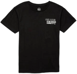 Wonder Nation Girls' Smiley Graphic Tee with Short Sleeves