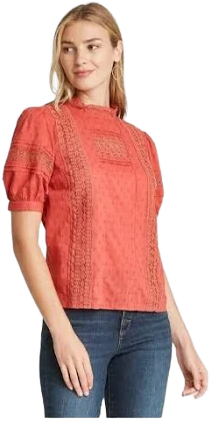 Universal Thread Lace Eyelet Top