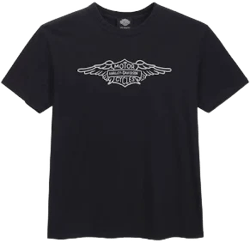 Harley-Davidson Men's Vintage Winged B&S Tee Shirt