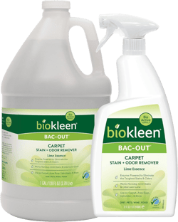 Biokleen Bac-Out Stain Remover for Carpet, Clothes - 32 Ounce and Gallon Refill - Enzymatic, for Pet Stains, Laundry, Diapers, Wine, Carpets, & More, Eco-Friendly, Plant-Based