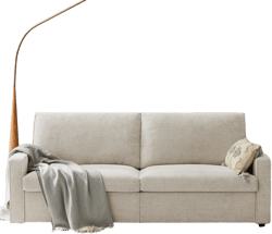 PDTEND 80'' Modern Loveseat Sofa, Sofa Couches for Living Room, 3 Seater Chenille Linen Sofa Small Couch, Removable Cover, Beige