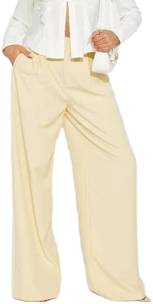 Fashion Nova Women's Dylan Wide Leg Trouser Pants Combo