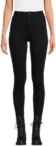 Time and Tru Women's High Rise Skinny Jeans