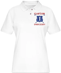 Custom Embroidered Women's Pique Polo Shirt
