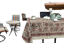 Rustic Vintage Floral Tablecloth
