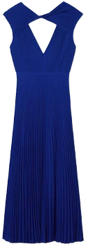 St. John Women's Pleated Crepe Dress