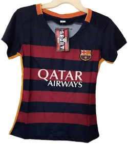 Women F.c. Barcelona Qatar Airways Dri Fit Soccer Jersey ( Xs )