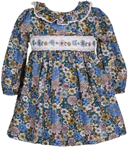 Bonnie Jean Baby Girls Cleo Smocked Dress