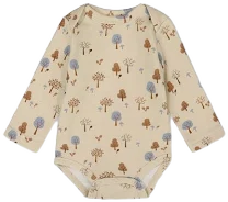Organic Cotton Tree Print Onesie
