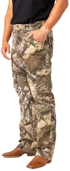 Men's Realtree 6-Pocket Cargo Pants Timber Camo Hunting Pants for Outdoor