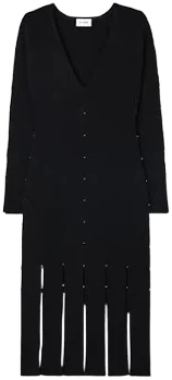 St. John Evening Car Wash Long Sleeve Jersey Dress