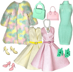 Eledoll Clothes Fashion Pack For 12 Inch Fashion Doll Perfect Pastels
