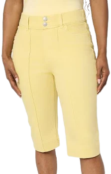 Denim & Co. Regular Color Classic Stretch Bermuda Short