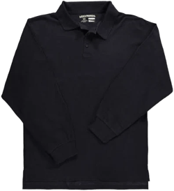 Universal Adults' Unisex L/S Pique Polo