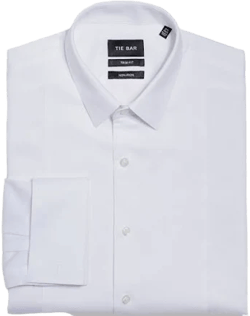 The Tie Bar Men's Herringbone Cotton Tuxedo Dress Shirt