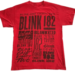 Vintage Blink 182 Graphic Band T-Shirt Large