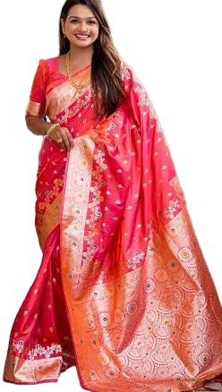 Silk Blend Weaved Saree