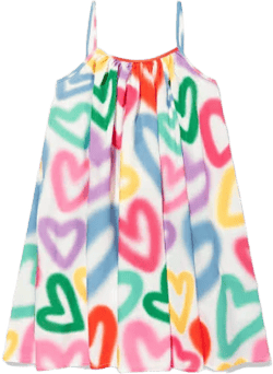 Stella Mccartney Girls Heart Sundress in Multicolour
