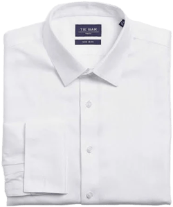 Tie Bar Premium Men's Tuxedo Wrinkle-Free Dress Shirt