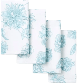 Botanical Floral Napkin Set of 4