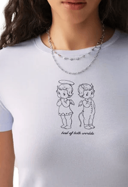 Ardene Women's Fitted Graphic T-Shirt
