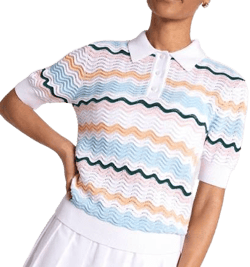 Walter Hagen Women's Clubhouse Retro Wave Golf Polo