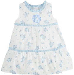 Mud Pie Baby Girls Floral Tiered Dress