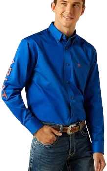 Ariat Men's Team Logo Twill Classic Fit Western Shir