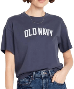Old Navy Women's Vintage Crew-Neck T-Shirt