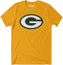 FOCO Green Bay Packers Primary Logo T-Shirt
