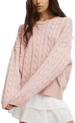 Cotton On Women's Cotton Crew Neck Sweater