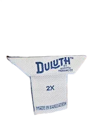 Duluth Trading Co Folklore Flannel Shirt