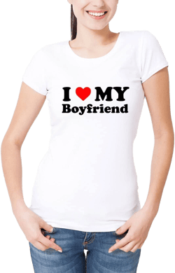 Reality Glitch Funny I Love My Husband Graphic T-Shirt