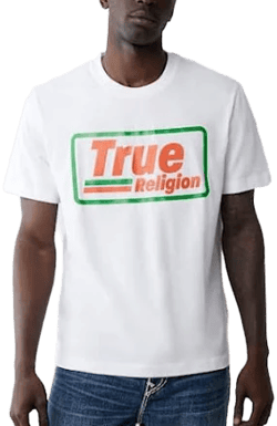 True Religion Men's High Density Logo T-Shirt
